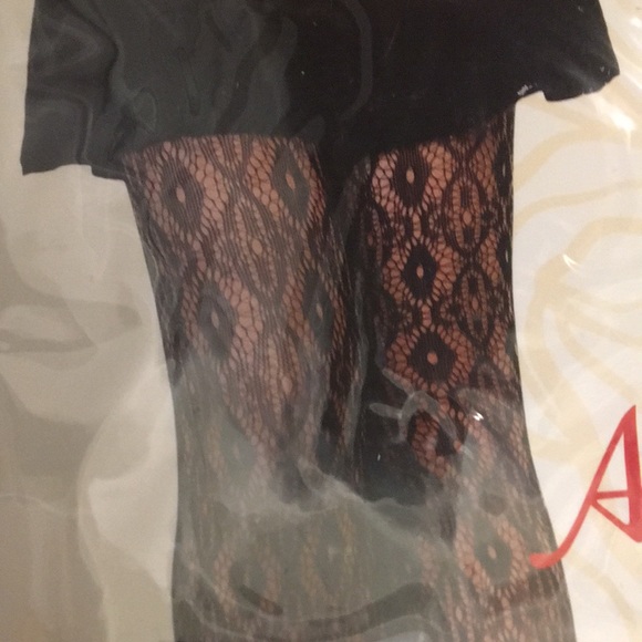 Angelina patterned fishnet tights - Picture 2 of 3